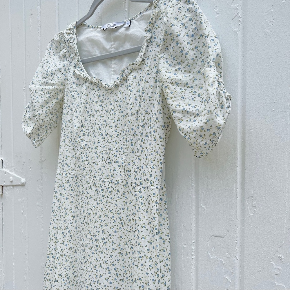 & other stories midi / maxi floral dress